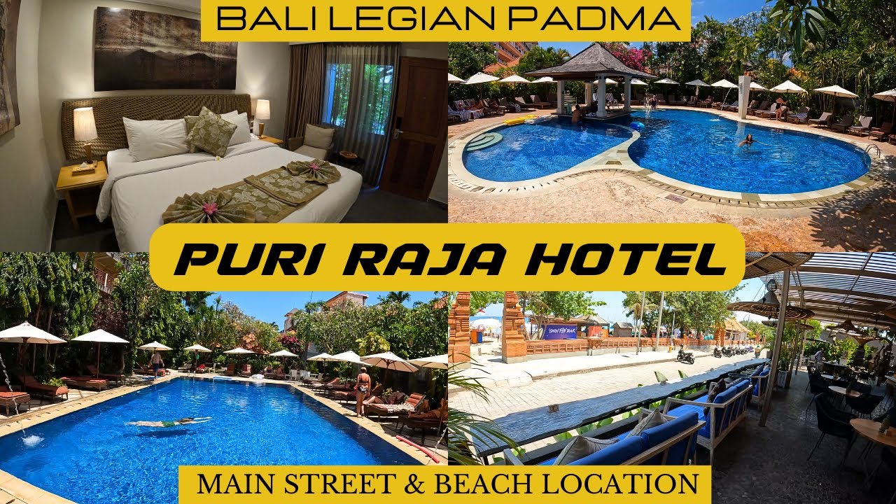 Bali Legian Hotels Puri Raja Hotel padma Main Street & Beach Location