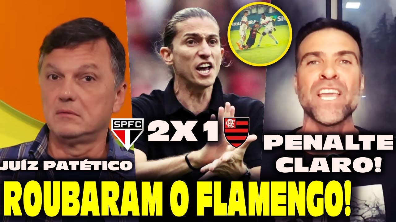 ROUBO VERGONHOSO CONTRA O FLAMENGO! FEZ O FLMENGO PERDER PARA O SÃO PAULO! TORCIDA ESTÁ REVOLTADA!😤😱