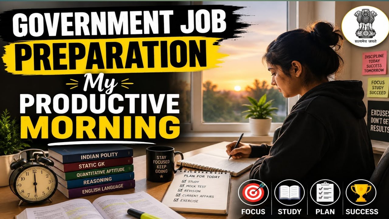 Productive Morning 🌄 Study Routine 📚Study Vlog @ pritypretivlogs