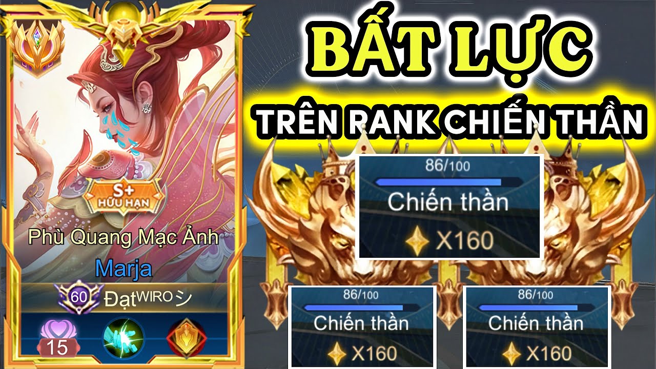 [Rank Đôi] Tổng Hợp Những Trận Đấu Cực Căng Và Bất Lực Trên Rank Chiến Thần 160* Của Đạt Wiro AOV