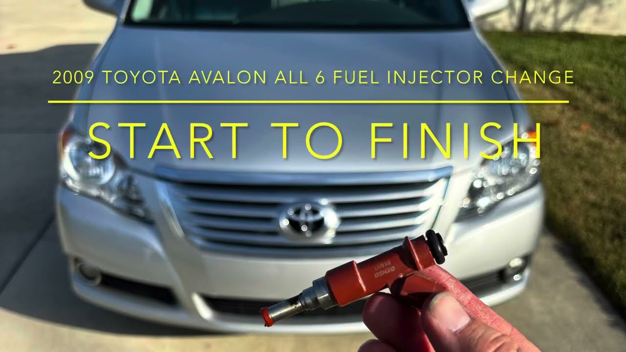 2009 Toyota Avalon Fuel Injector Replacement Start To Finish
