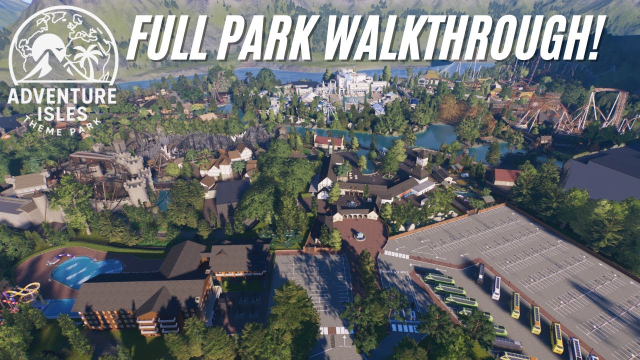 Adventure Isles FULL Park Walkthrough! Planet Coaster 2