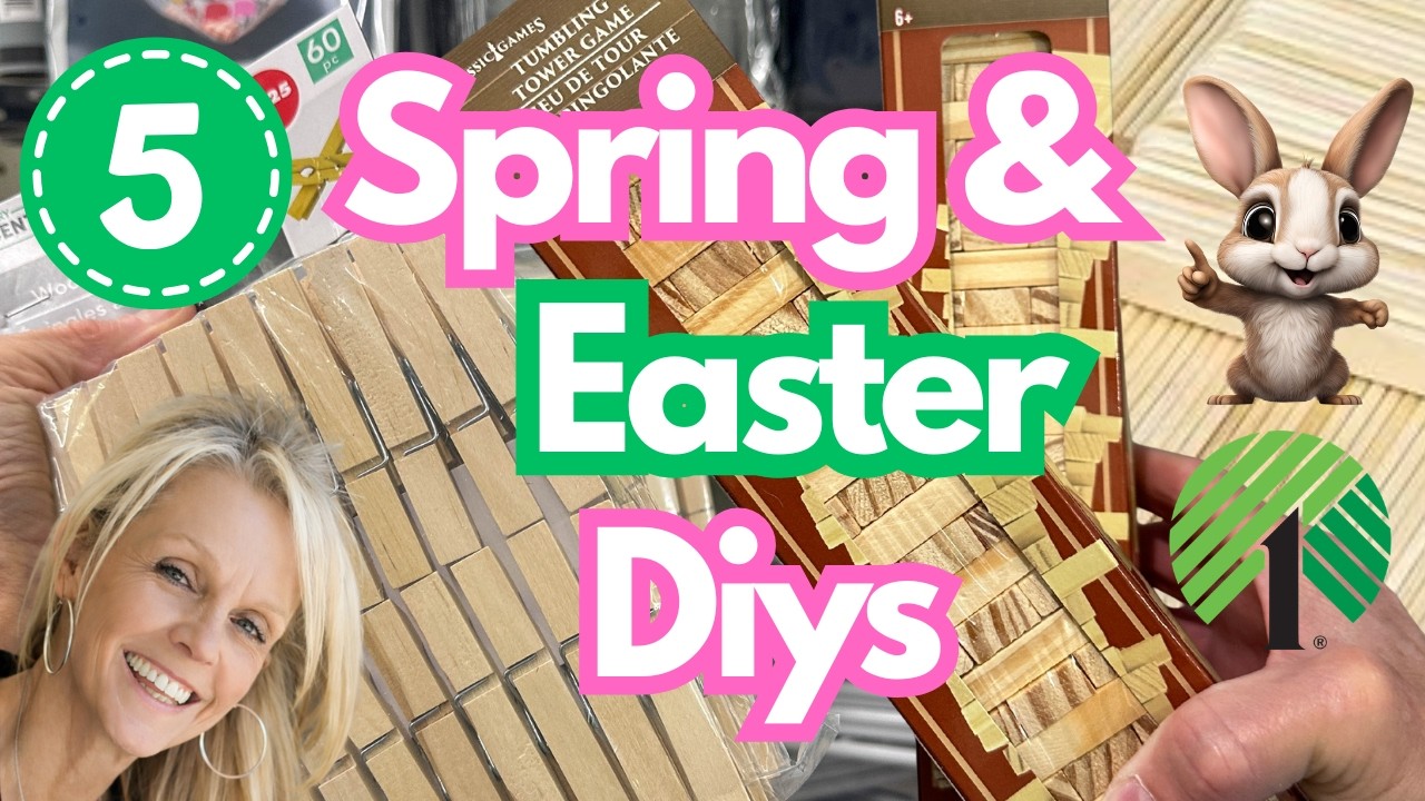 4 NEW Spring & Easter DIY Decor Ideas on a Budget | Easy Home Decor