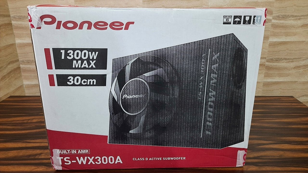 Pioneer TS-wx300A Subwoofer Unboxing