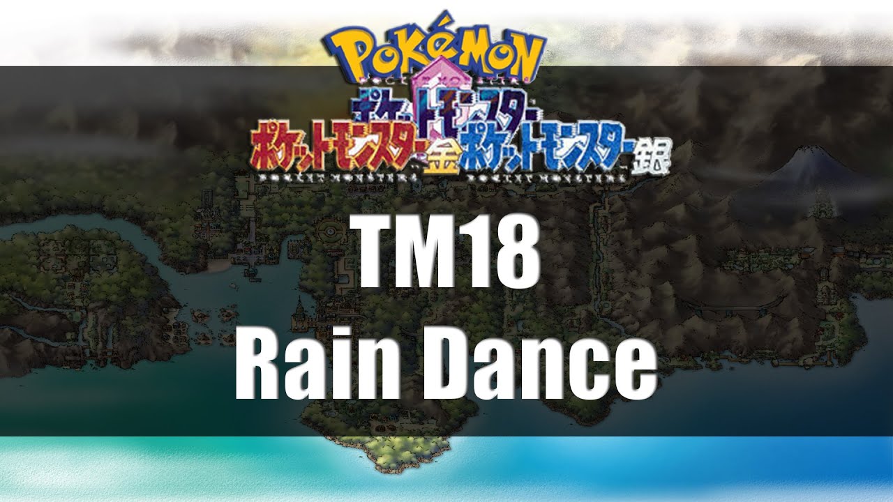 Pokemon Gold Silver & Crystal | Where to get TM18 Rain Dance
