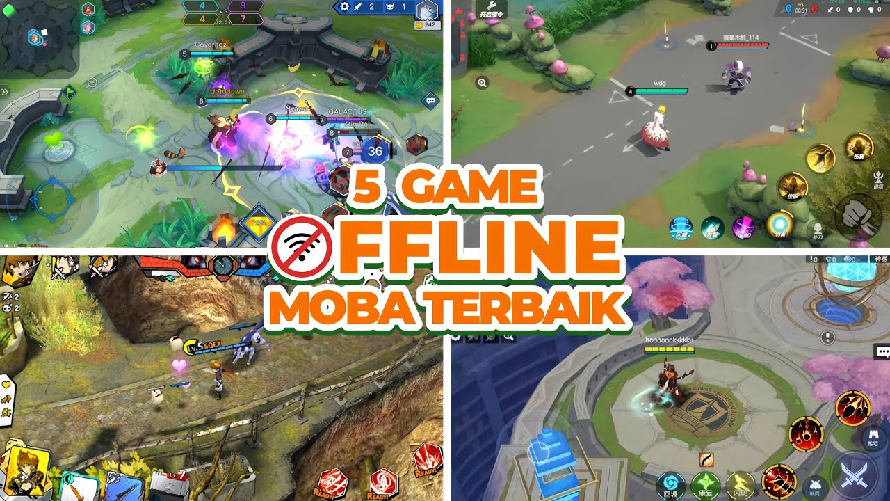 5 Game Moba Mirip Mobile Legends Offline Di Android Terbaru 2025 | Part 1