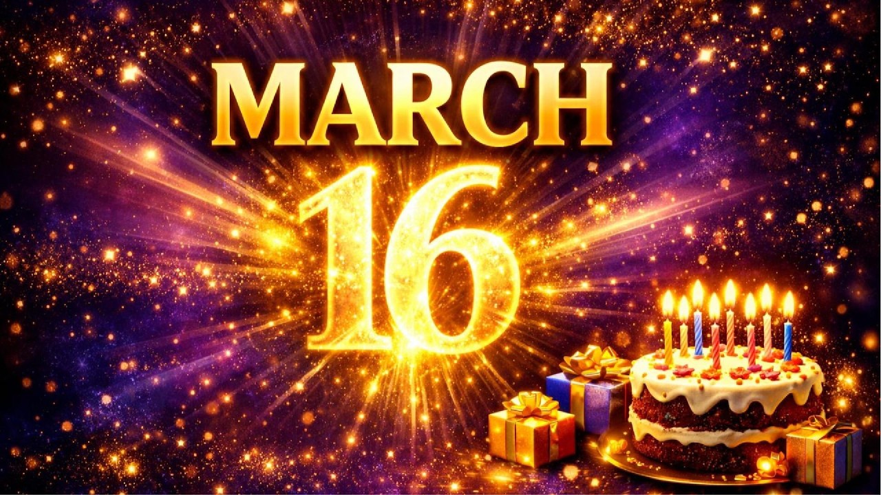 Happy Birthday March 16 🎂 Pisces Energy & Your Magic Birthday Gift