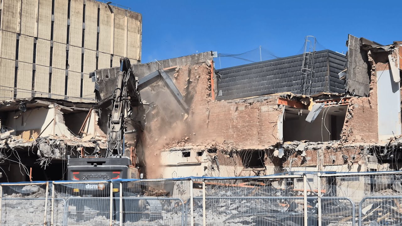 More Comes Down At Blackpool Bonny Street Demolition