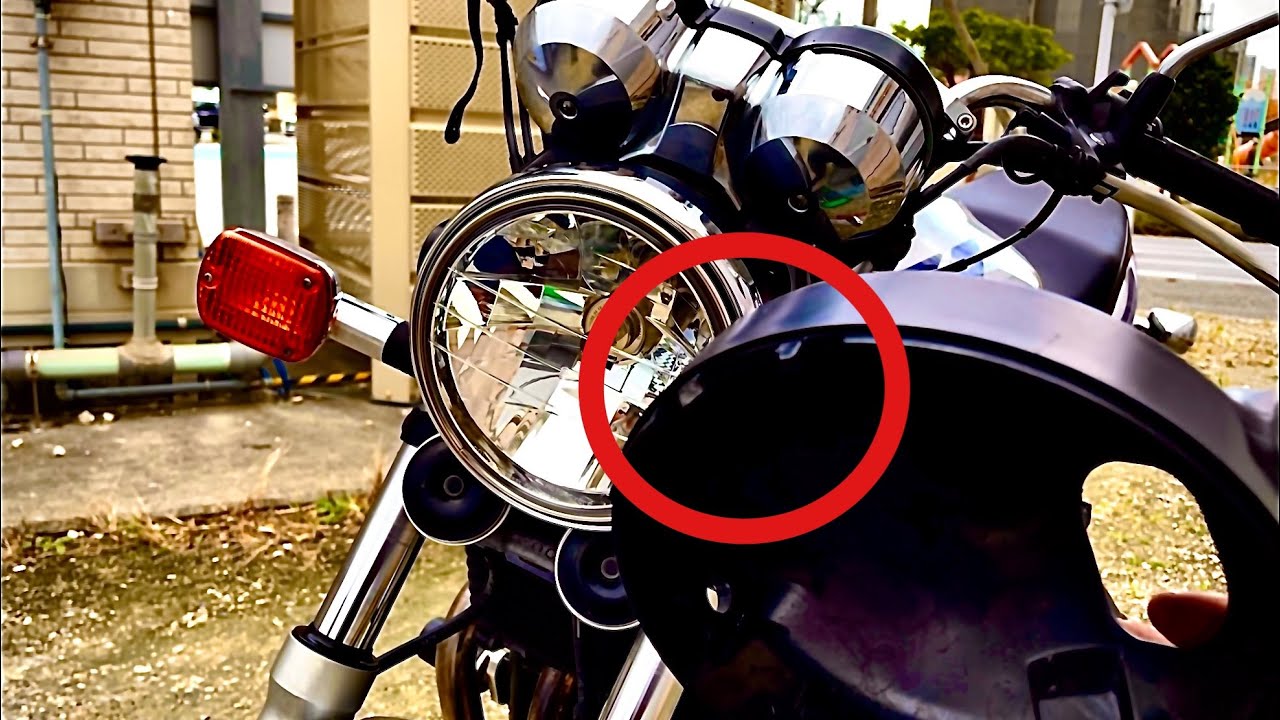 CB750 RC42のヘッドライトケースを交換【モトブログ／CB750 RC42】