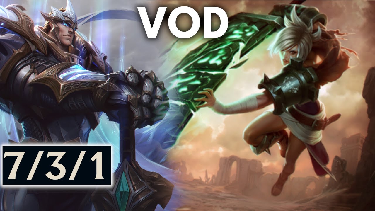 Garen vs Riven - high elo SoloQ patch 14.10 - Erislash VODs