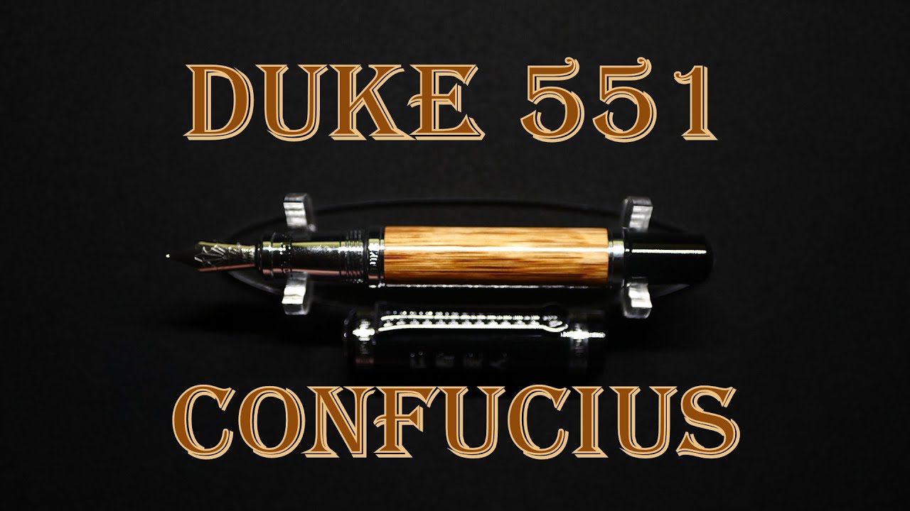 Stylo-plume Duke 551 Confucius : présentation, essai et avis