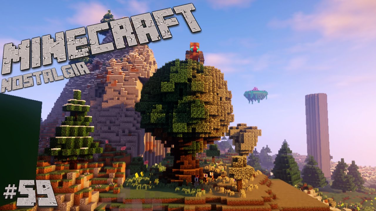 Minecraft Nostalgia #59 Monking i gigantyczne drzewo