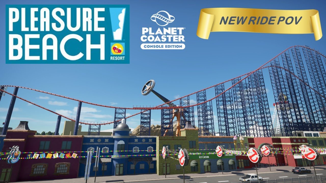 Blackpool Pleasure Beach, New ride first look and POV, Planet Coaster recreation