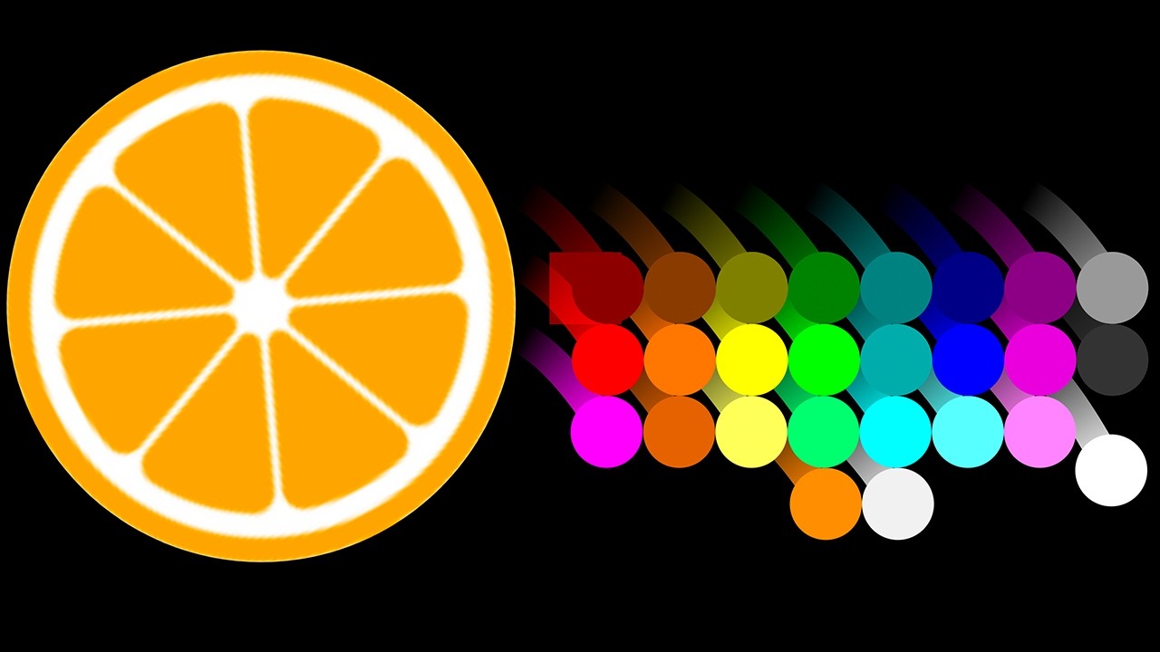 Escape The Mikan - 5 Legs Eliminations Marble Race in Algodoo