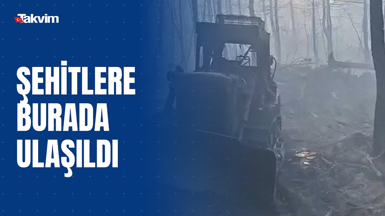 Eskişehir'deki orman yangınında, 10 kahramanın şehit olduğu bölge ve oluşan tahribat görüntülendi