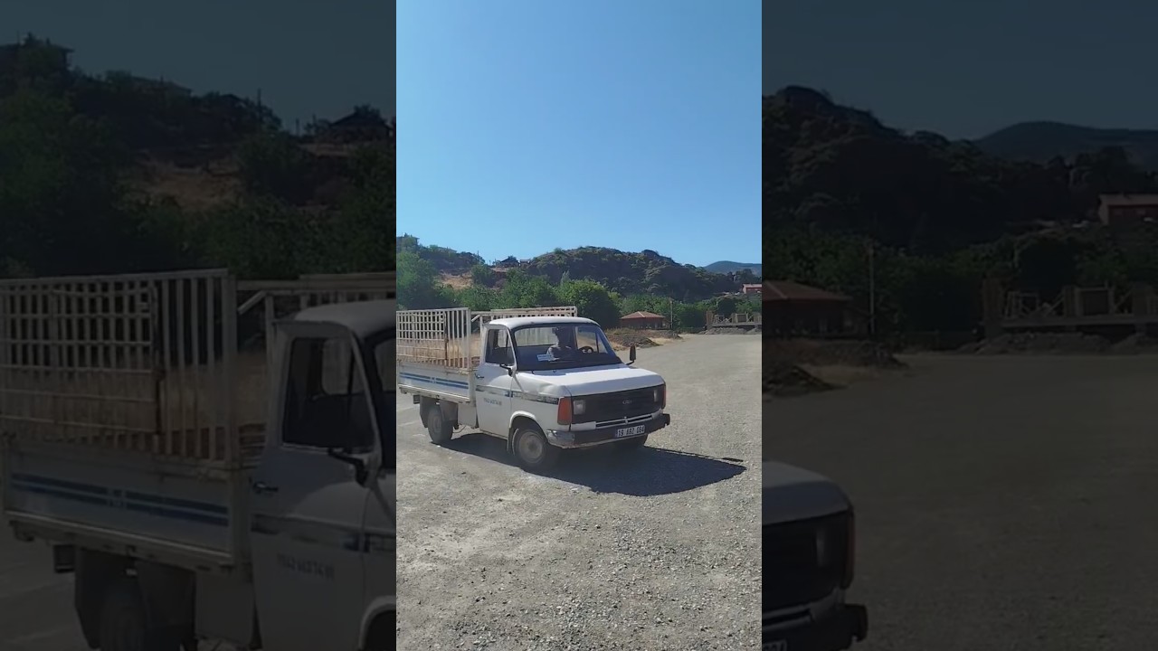 Kamyonetle Hızlı Gezi – Dağ Manzaralı Kayıt | 