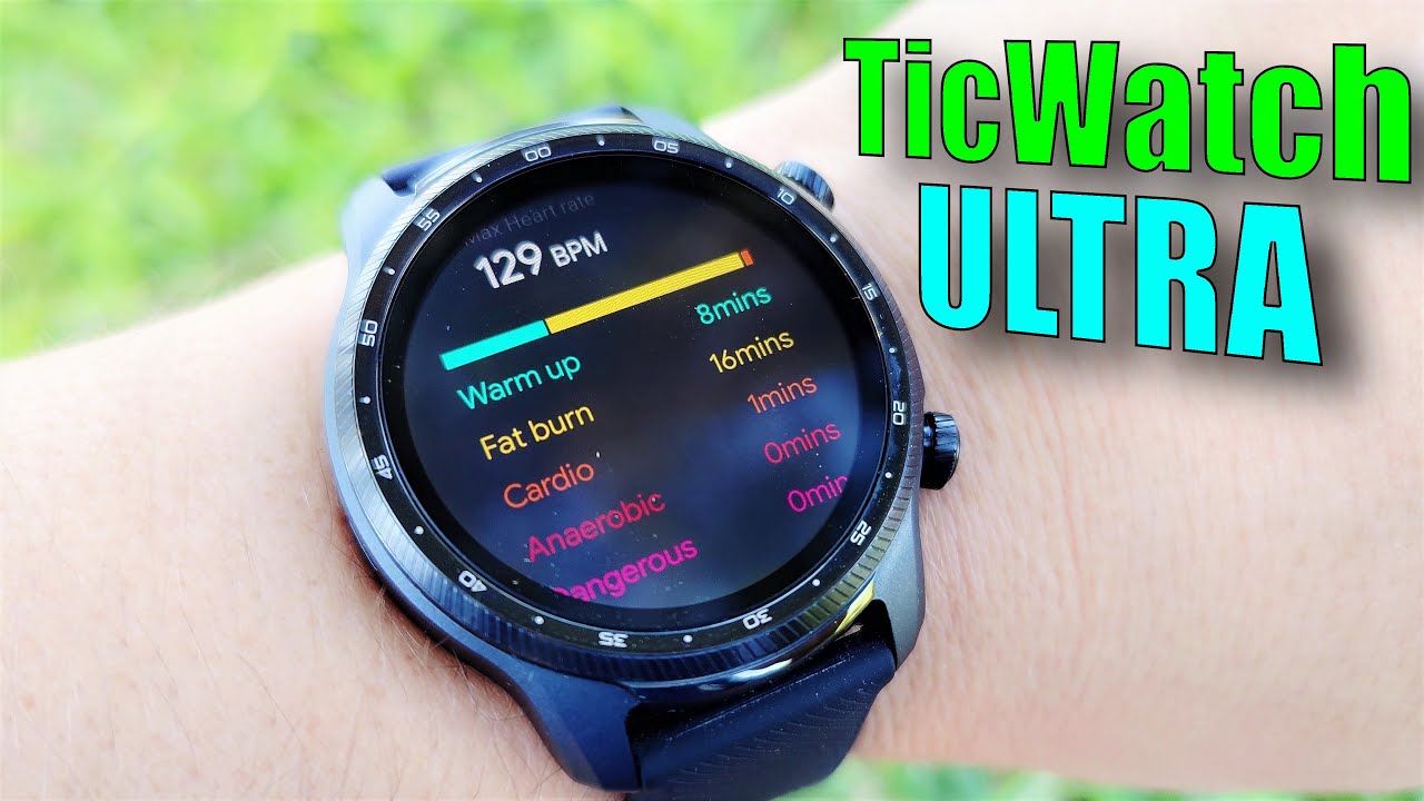TicWatch Pro 3 Ultra WearOS Smartwatch Review: 3 Day Battery! Now with AFib Detection!