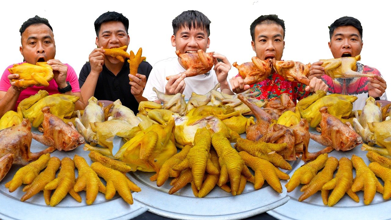 Hưng Troll | Thử Th&aacute;ch Người Cuối C&ugrave;ng Ngừng Ăn M&acirc;m G&agrave; Nướng G&agrave; Ủ Muối Khổng Lồ