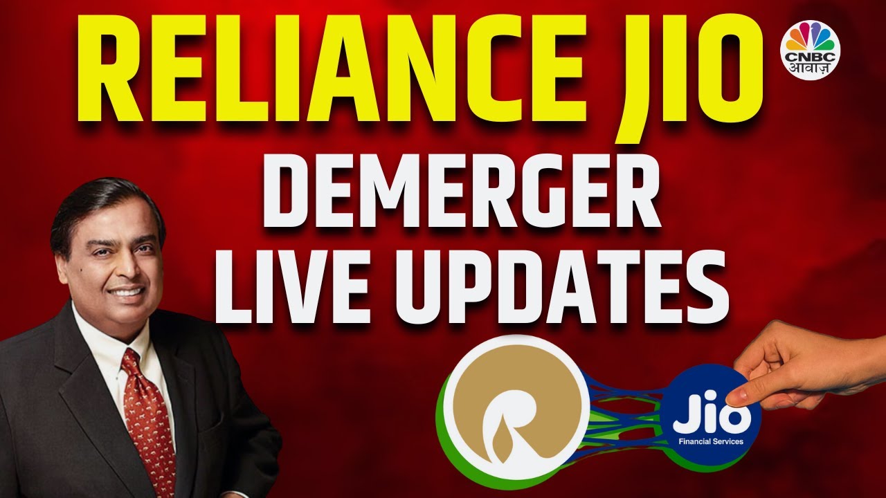 Reliance-Jio Financial Services Demerger Live Updates | Latest Business News Live | CNBC Awaaz