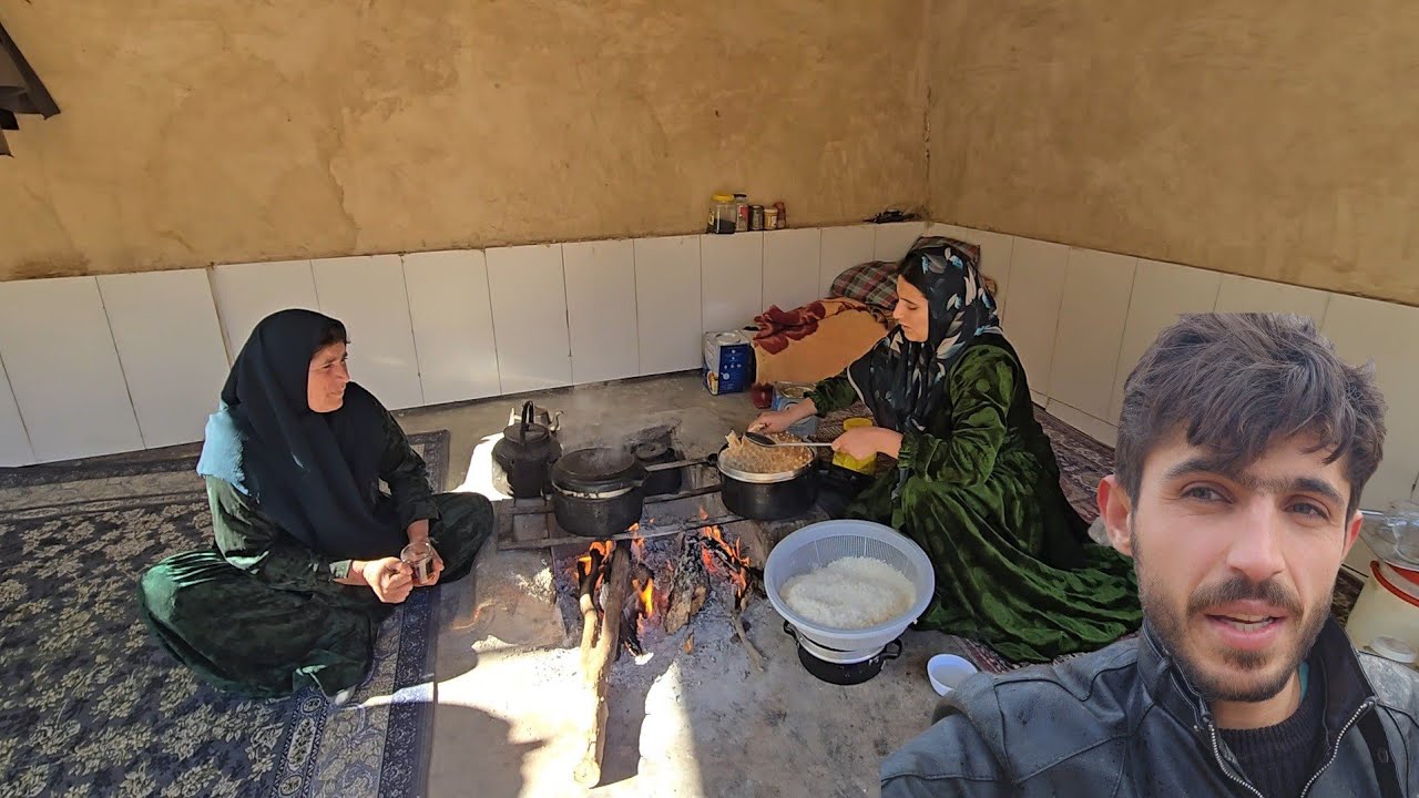 Real Iranian nomads. See an incredibly hard day in the mountains.
