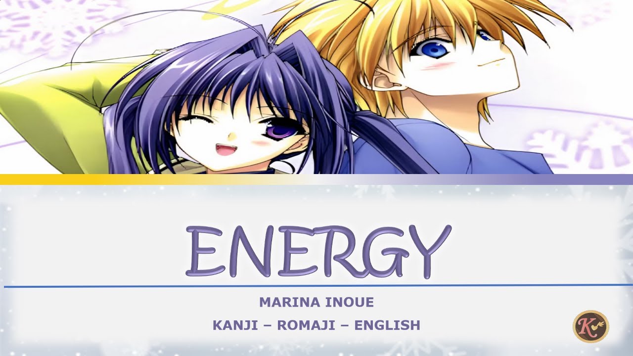 Marina Inoue - Energy [Kanji/Romaji/English] Lyrics Ginban Kaleidoscope ED