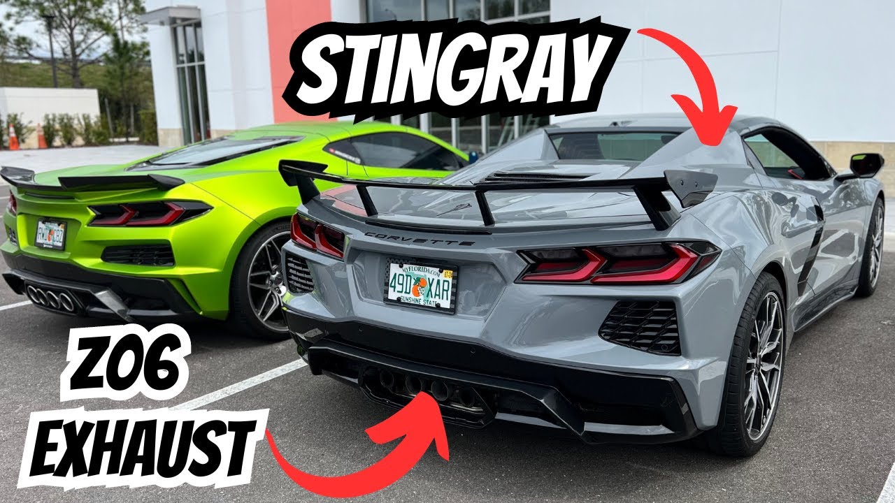 Center Exit Exhaust Conversion C8 Corvette Stingray