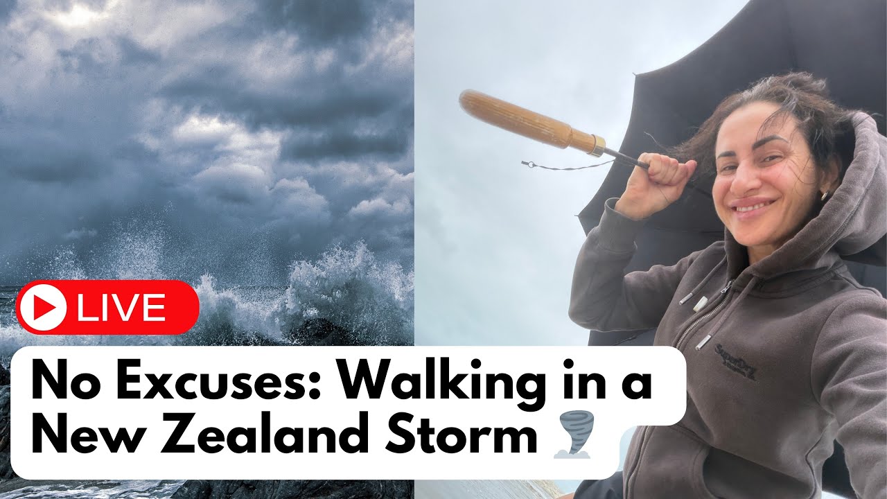 Stormy Walk in NZ – Push Yourself Every Step!