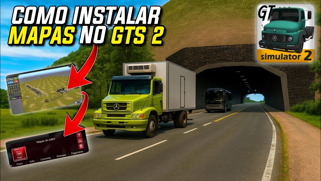 COMO INSTALAR MAPAS CRIADOS NO GTS 2 - Grand Truck Simulator 2