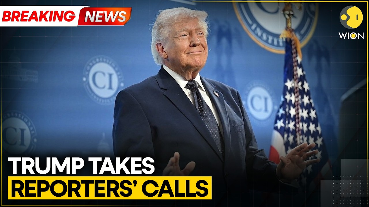 BREAKING: Trump Takes Reporters’ Calls During War, Gives Rare Direct Access | US-Iran War | WION