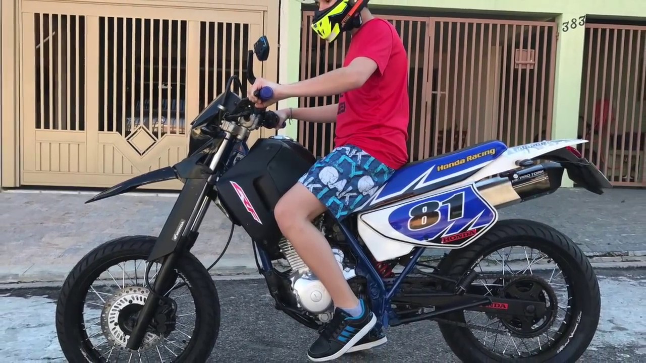 Reforma Honda XR200 - Ano 2000 - Motard