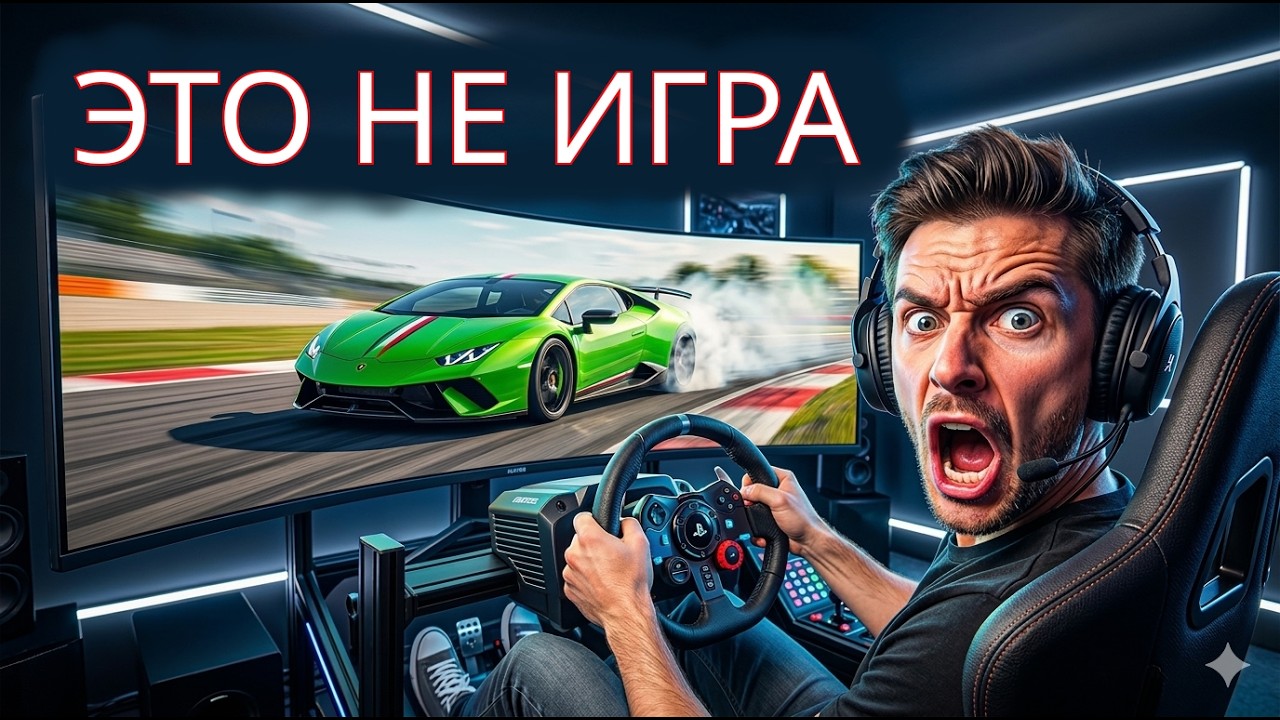 Он попробовал симулятор Lamborghini… И вот что произошло