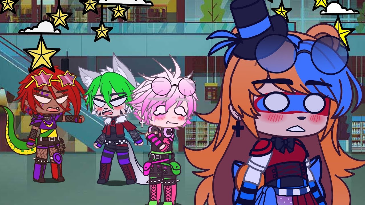 *Security Breach characters become their genderbends* || Gacha Club || Fnaf SB
