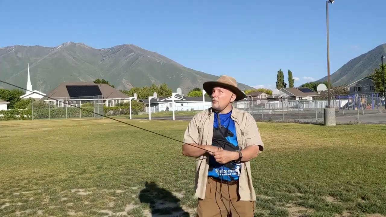 Raising and guying a temporary 44-foot tilt-up sectional aluminum antenna mast