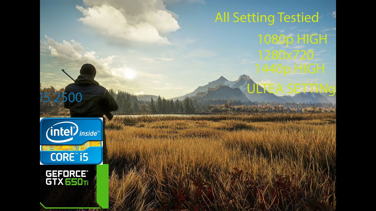 theHunter  Call of the Wild TEST IN GTX 650ti 1gb