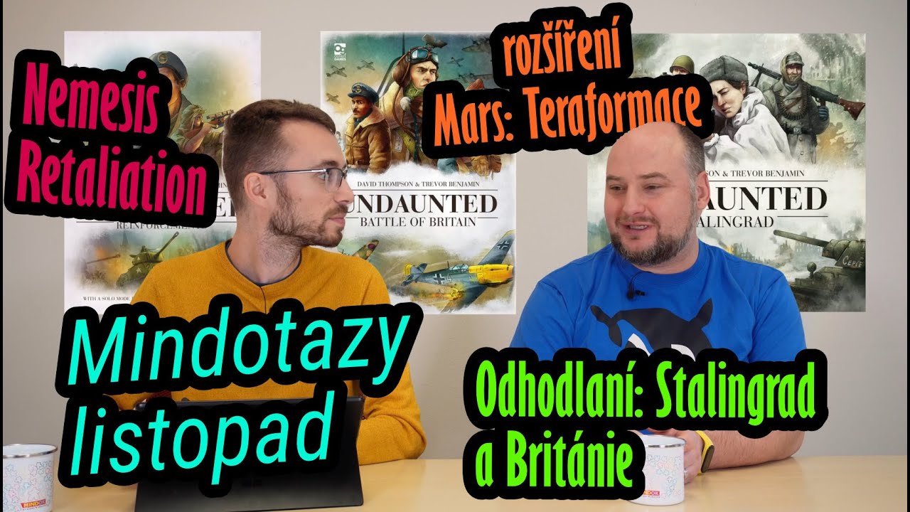 Mindotazy za listopad: City of Great Machine, Nemesis: Retaliation a novinky z Essenu