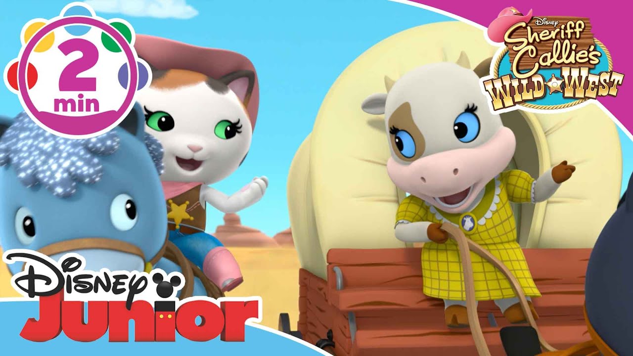Sheriff Callie | Wagons' Home Song | @disneykids