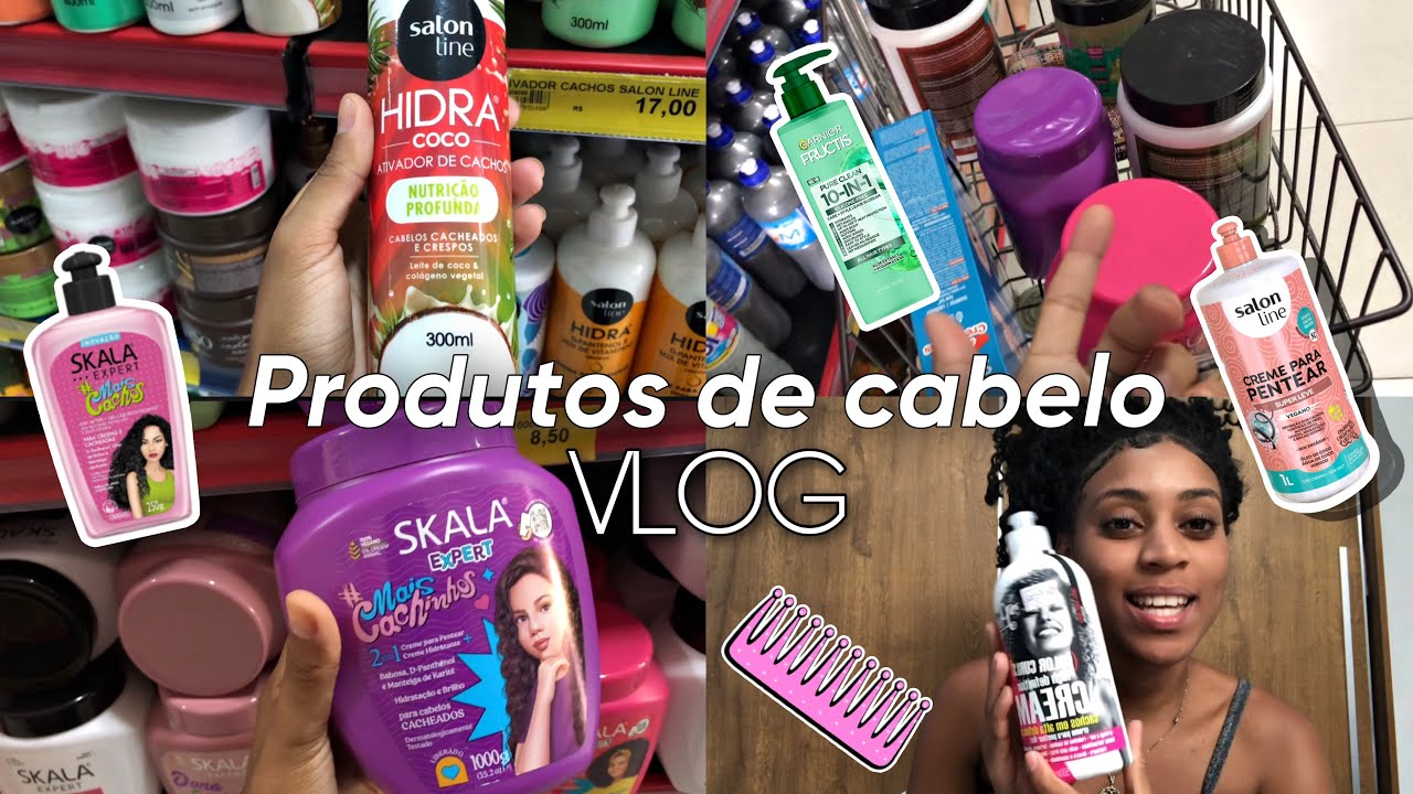 VLOG - COMPRANDO PRODUTOS DE CABELO || self care