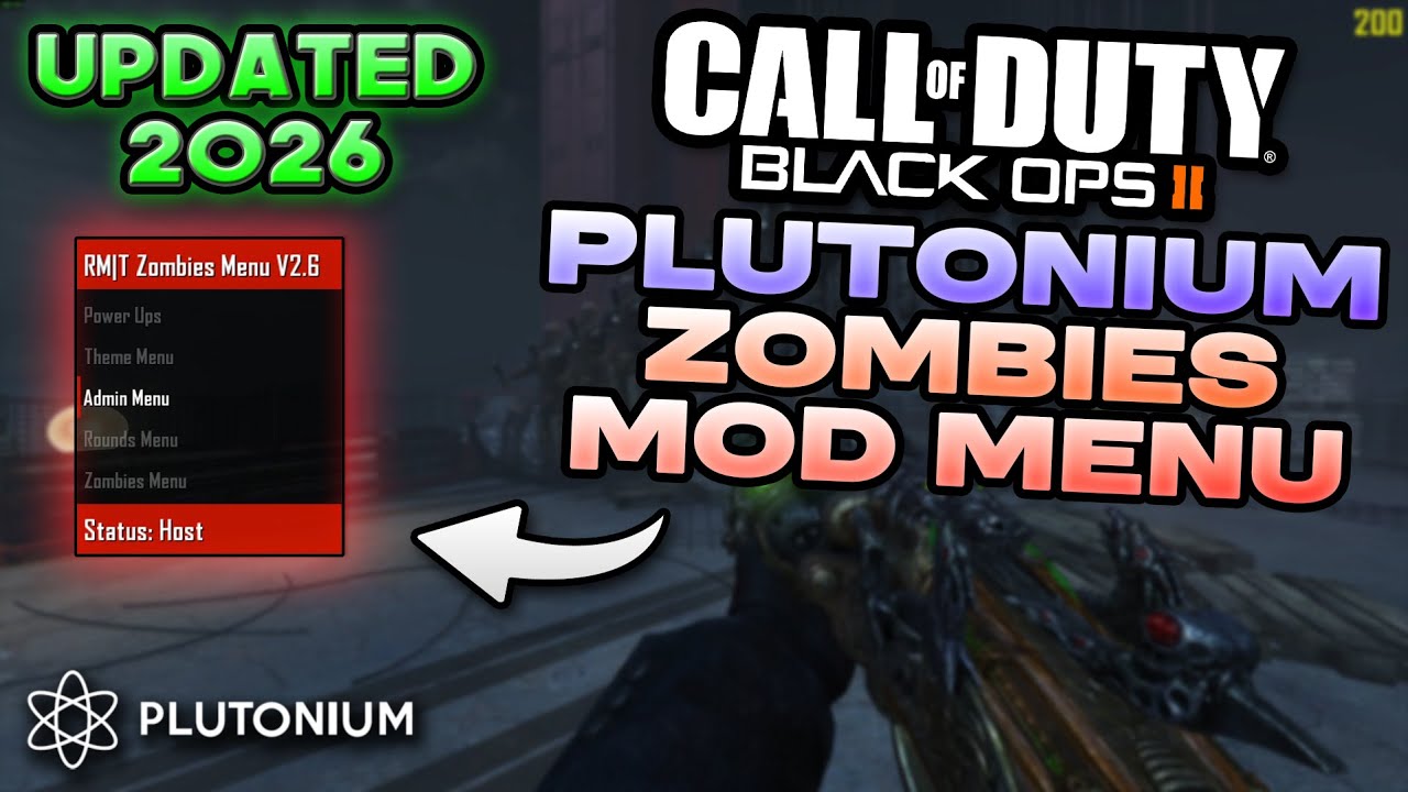 *2026 UPDATED* How to get a Mod Menu on Plutonium Black Ops 2 Zombies (RMT V2.6 BO2 T6 Mod Menu)