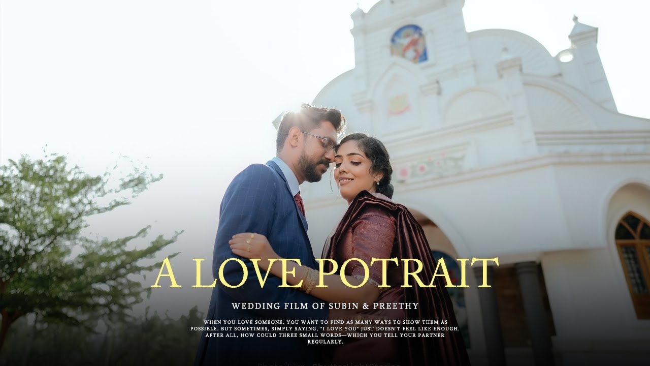 A Love Potrait - Catch the Trending Wedding Glimpses of Subin & Preethy | From the house of SLS