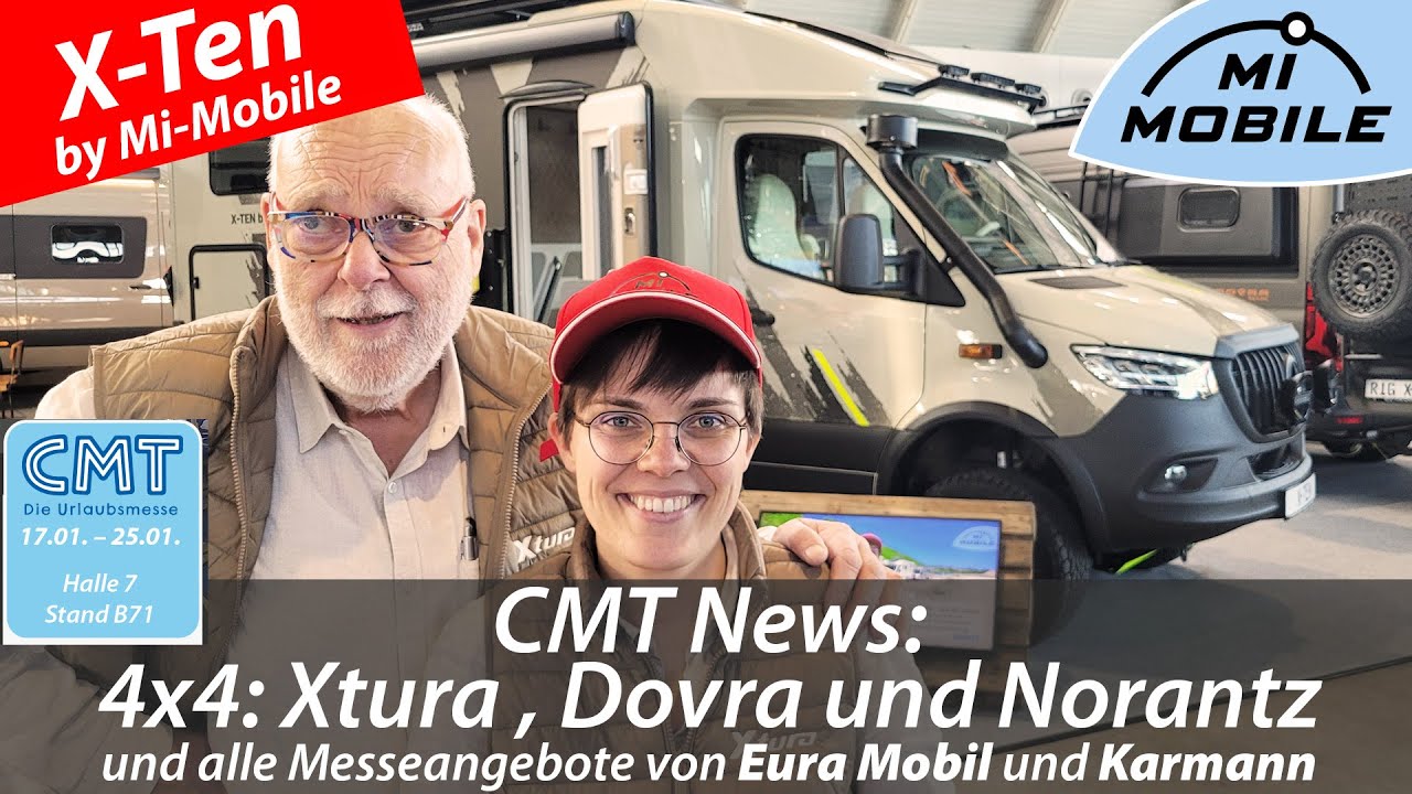CMT Stuttgart 2026 🔥 Xtura X-Ten by Mi-Mobile 🚐 Norantz & Dovra 4x4 Manufaktur | Mi-Mobile Halle 7