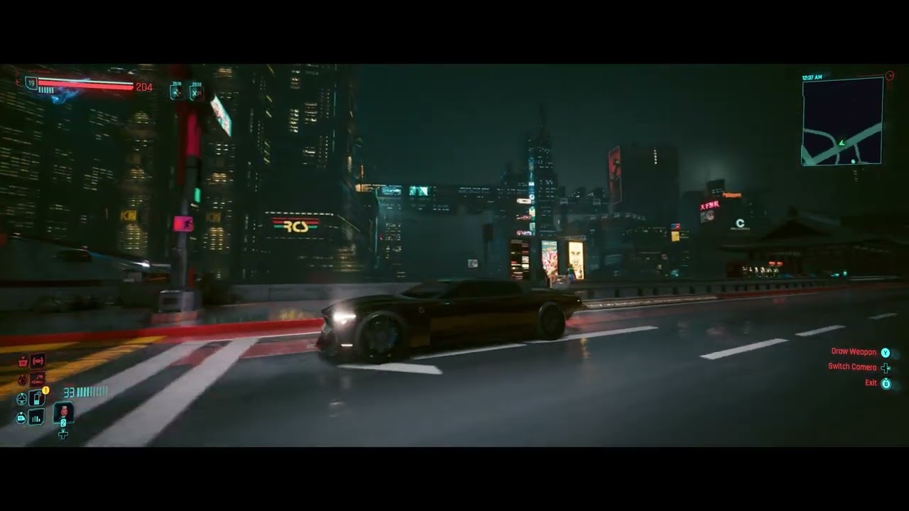 The Beauty of Night City - Cyberpunk 2077 Cinematic Driving