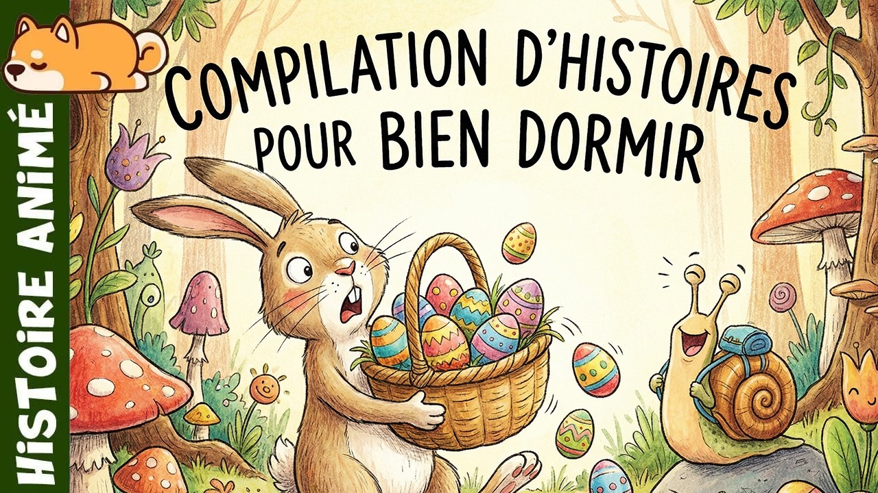 HISTOIRE DE LAPIN POUR DORMIR 🌙 | Histoire pour s'endormir | Conte pour enfants sur Pâques