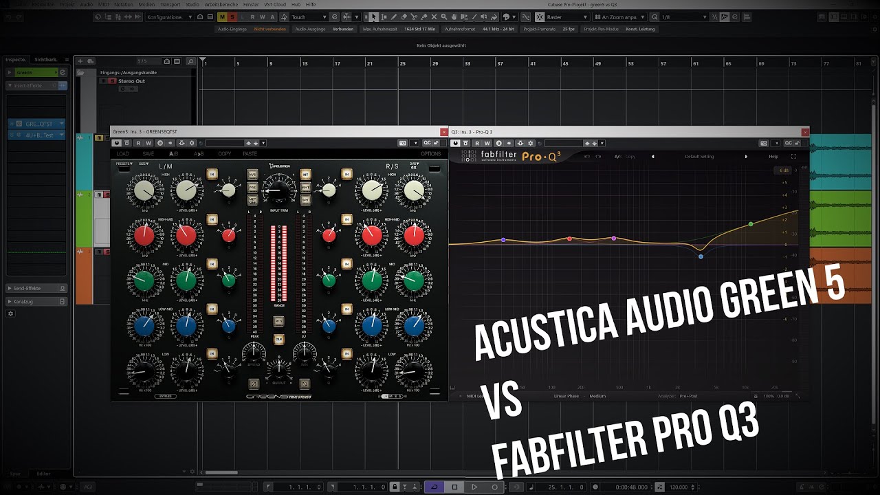 Acustica Audio Green 5 vs Fabfilter Pro Q3 (Blindtest)