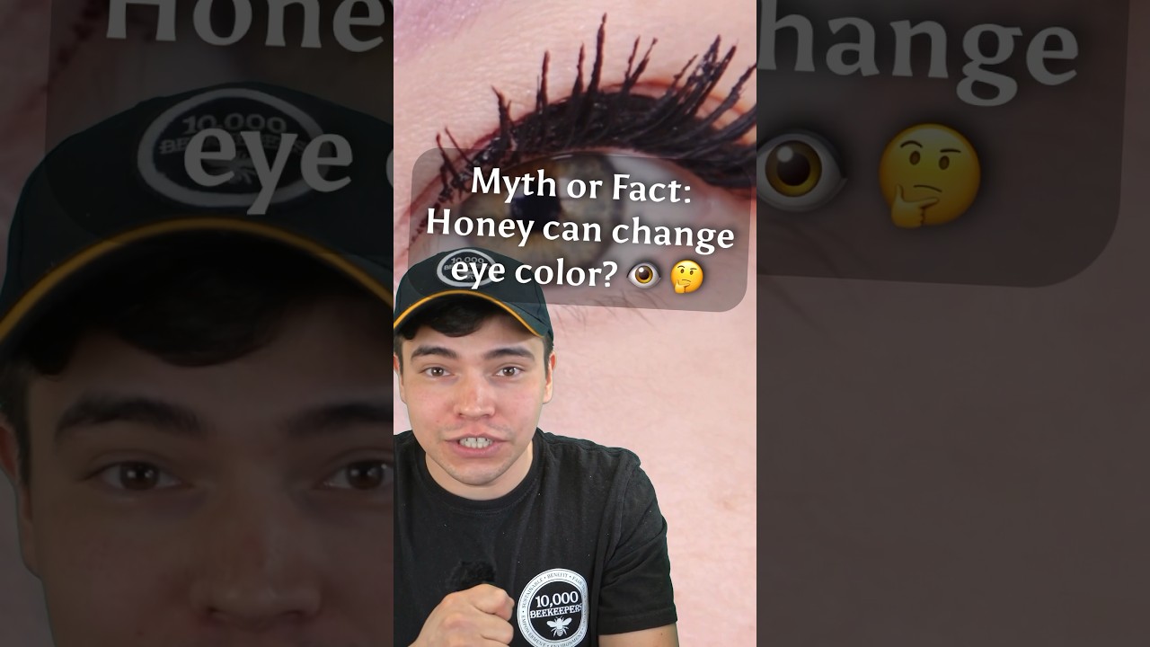 Myth or Fact: Can honey change eye color? 👁️ #honey #mythorreality