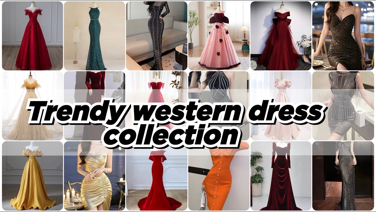 Types of Western dresses with names/trendy partywear western dresses/long dress/maxi dress with name