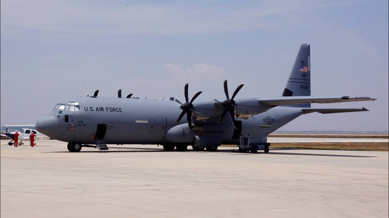 C-130J de la Guardia Nacional Aérea de EE.UU. en FAMEX 2025