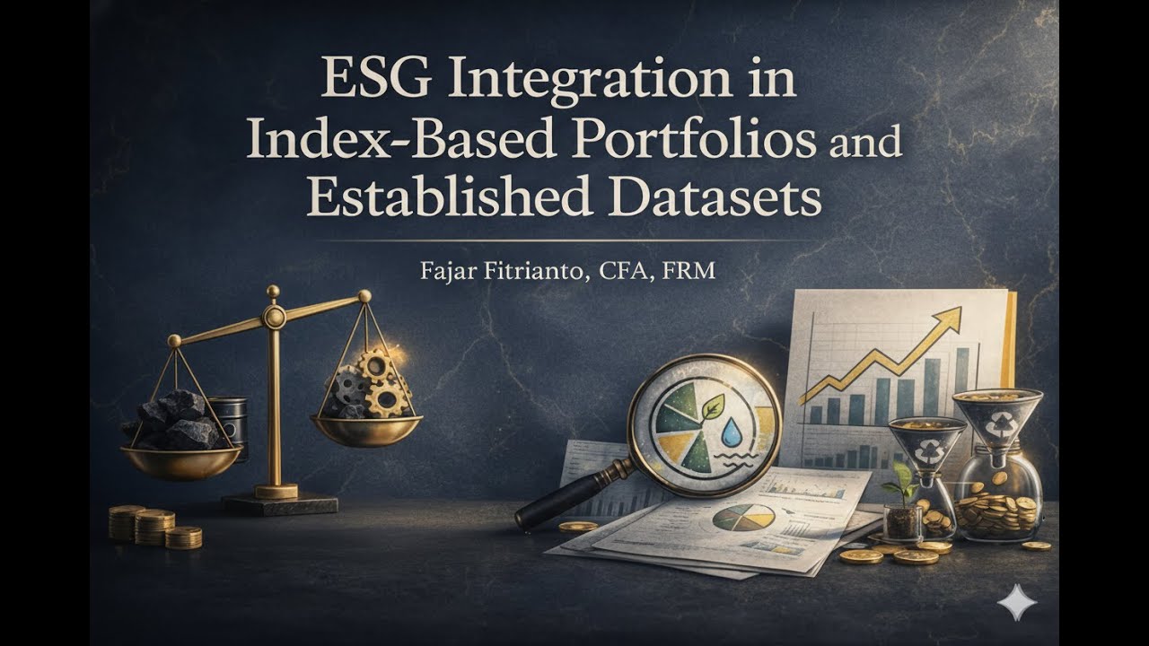 ESG Integration in Index-Based Portfolios and Established Datasets (CFA ESG) | The Value Curve