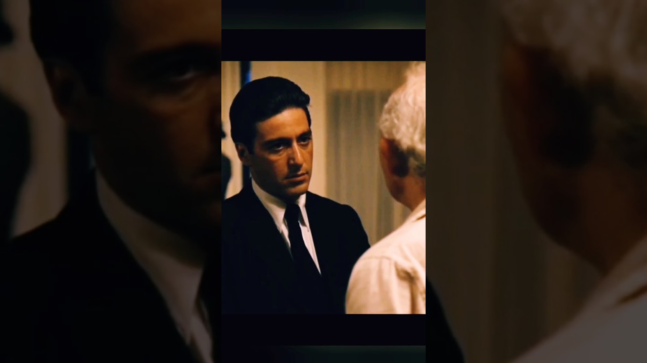 O confronto entre Michael Corleone e Hyman Roth || olhar fatal em o poderoso chef&atilde;o 2 #film