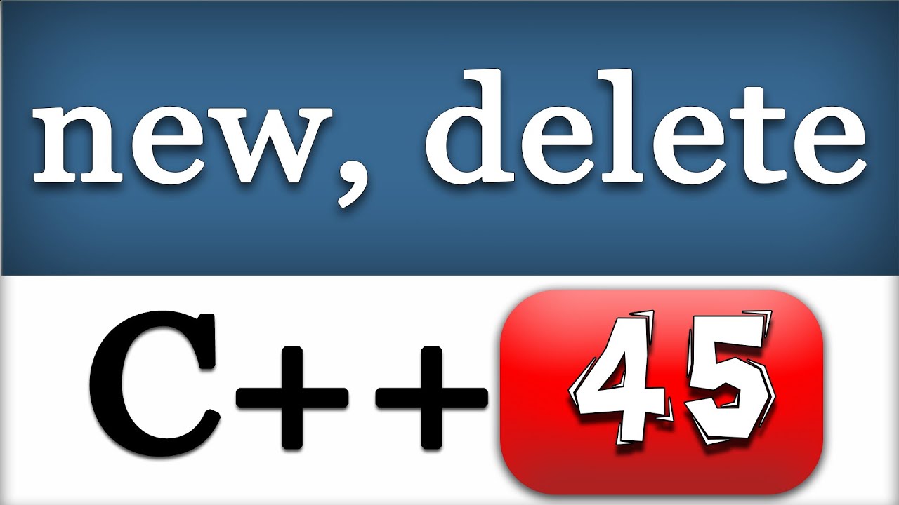 Операторы New и Delete в C++ | Динамическое выделение памяти | Видеоурок по программированию CPP