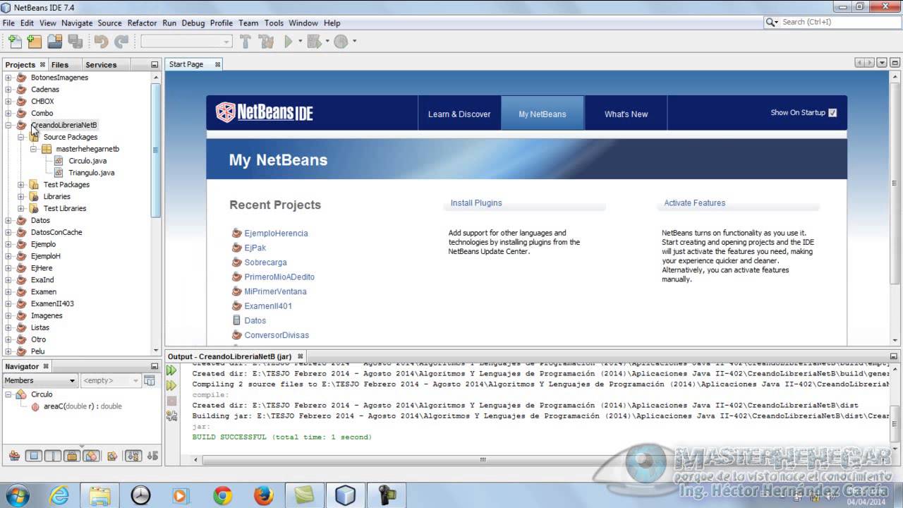 23 - Cómo Crear una Librería con Varias Clases en NetBeans (DTUP)